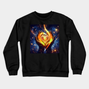 Eating Disorder Symbol Heart For You Crewneck Sweatshirt